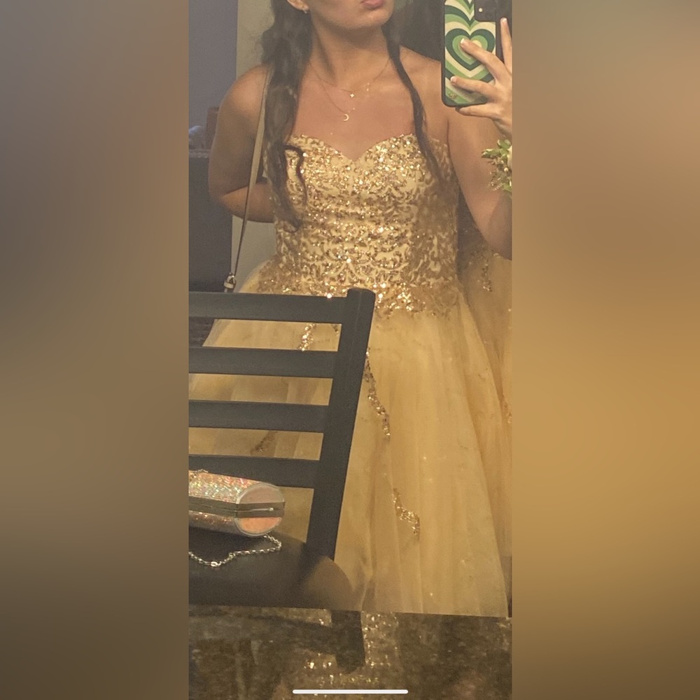 gold sweet 16 court dresses Quinceanera Dress / Sweet 16 Dress GL3079 Comes in 2 colors  Bettyonce's  Boutique